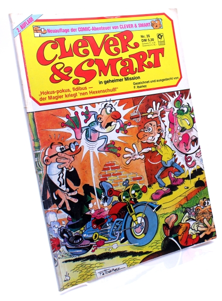 Clever & Smart in geheimer Mission Comic Album Nr. 35 (2. Auflage): Hokus-pokus, fidibus - der Magier kriegt 'nen Hexenschuß!